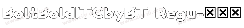 BoltBoldITCbyBT Regu字体转换